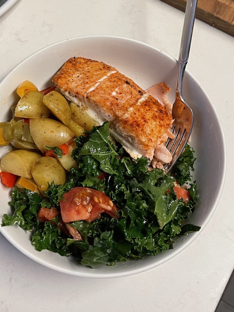 Simple & Delicious Salmon Dinner 